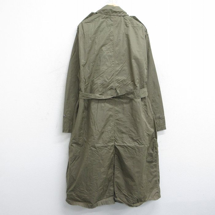 XL 古着 長袖 ビンテージ ミリタリー レイン コート メンズ 60s 大きいサイズ ロング丈 濃緑系 グリーン spe 25sep22 アウター
