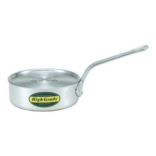 カンダ ハイグレード アルミ浅型片手鍋 目盛付 18cm(1.7L) （1点）