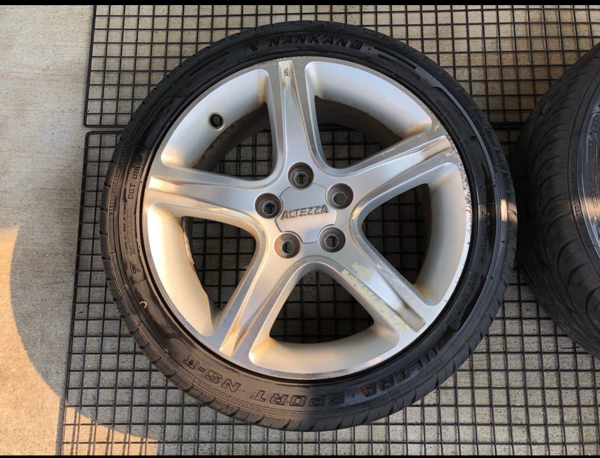 アルテッツァ 純正ホイール＆タイヤセット 215/45R17