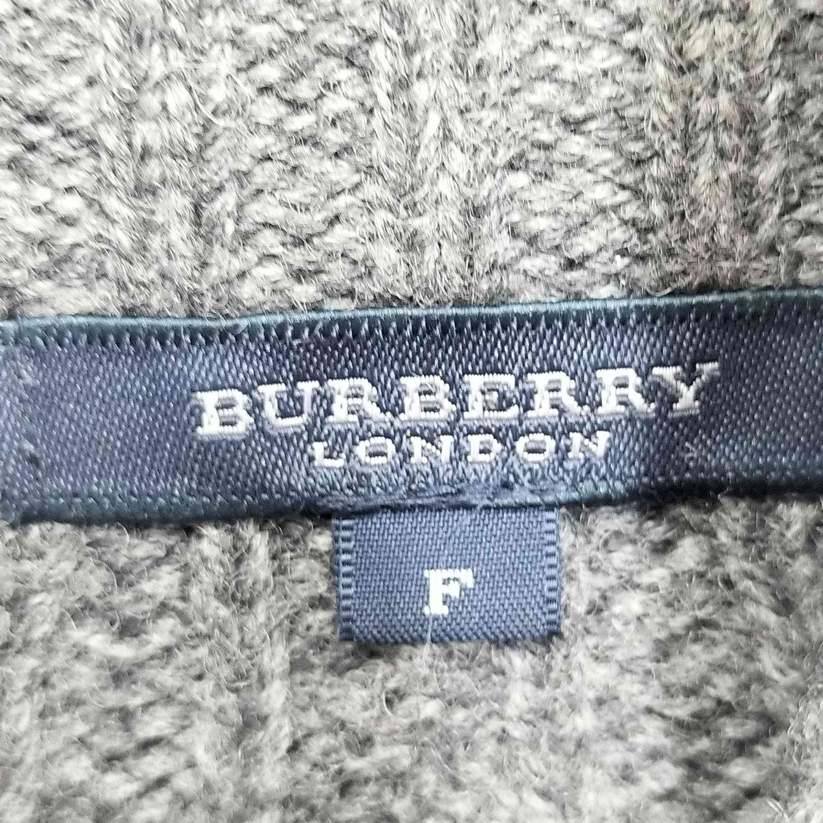 バーバリーロンドン BURBERRY LONDON カシミヤ混ケーブルニット
