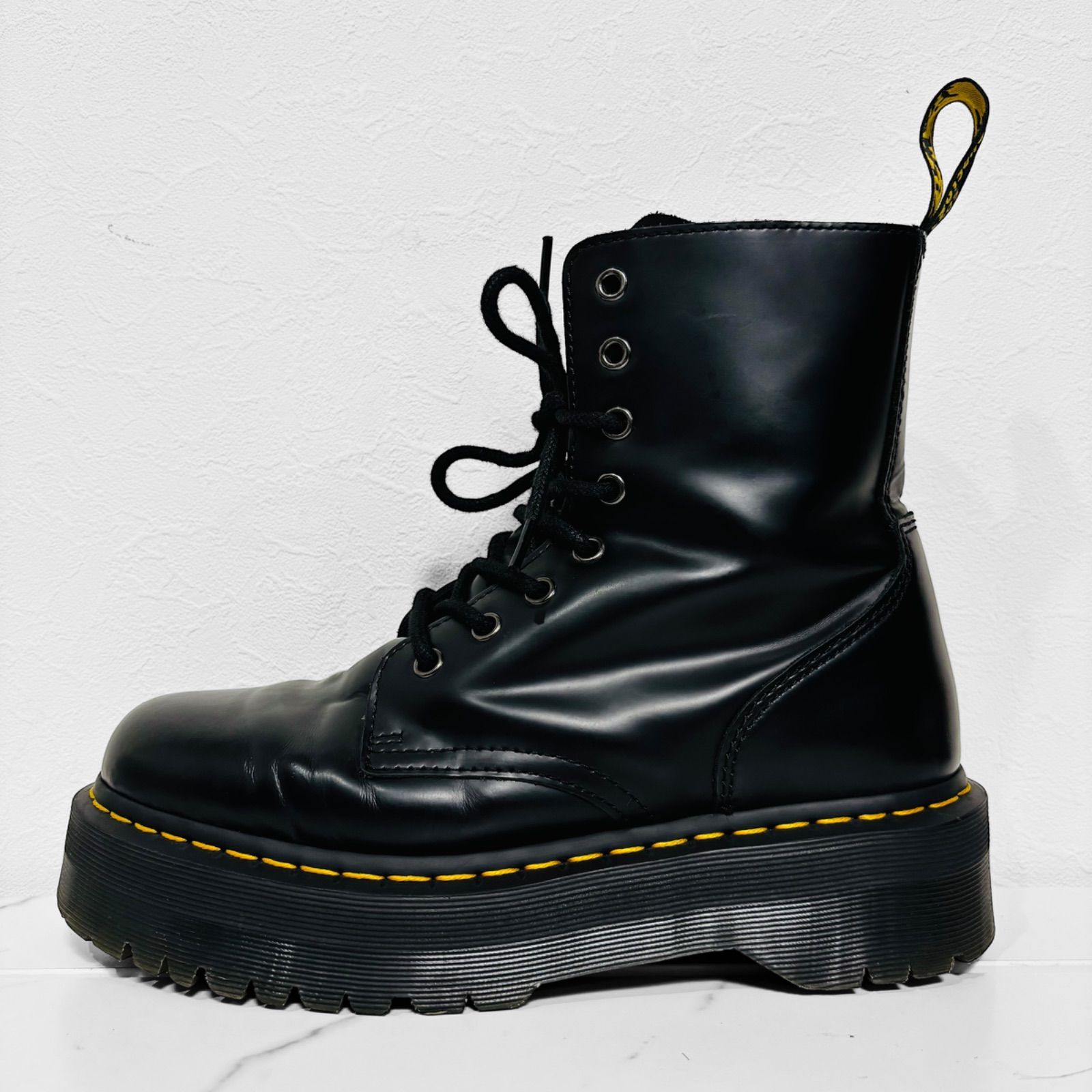 Dr.Martens ドクターマーチン JADON UK8 27.0cm 黒 厚底 8ホール