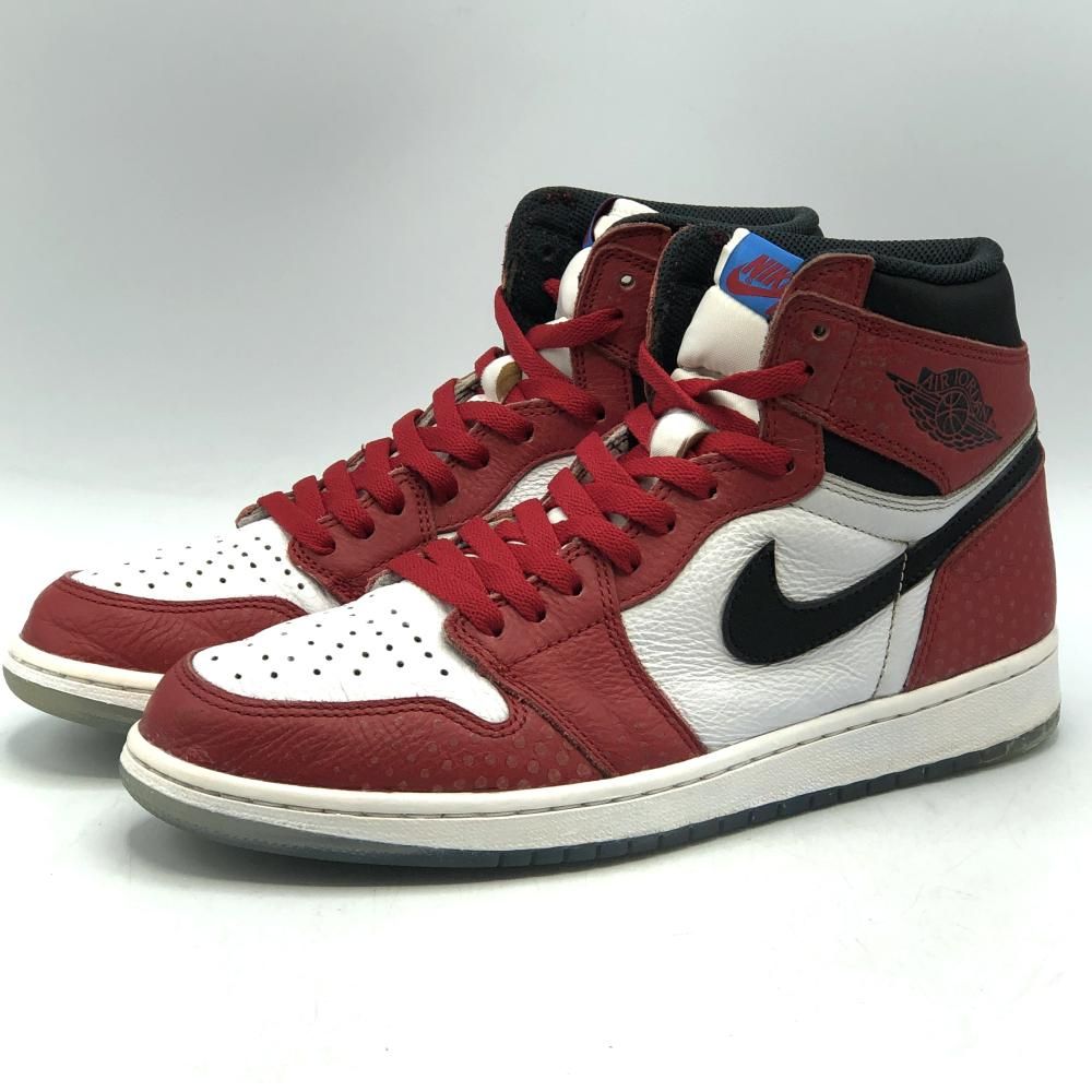 NIKE×Spiderman AIR JORDAN 1 RETRO HIGH OG Origin Story サイズ28cm 555088-602 ナイキ 17
