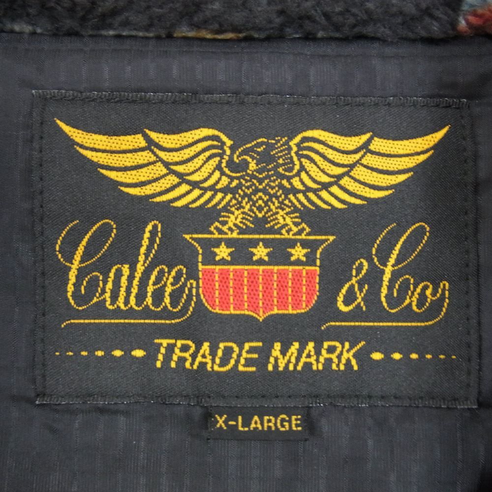 CALEE キャリー 22AW Allover snake pattern fleece jacket スネーク 