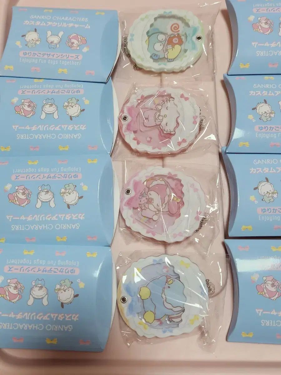 Sanrio サンリオ ベイビー ゆりかご アクリル キーリング 8 種 まとめ売り