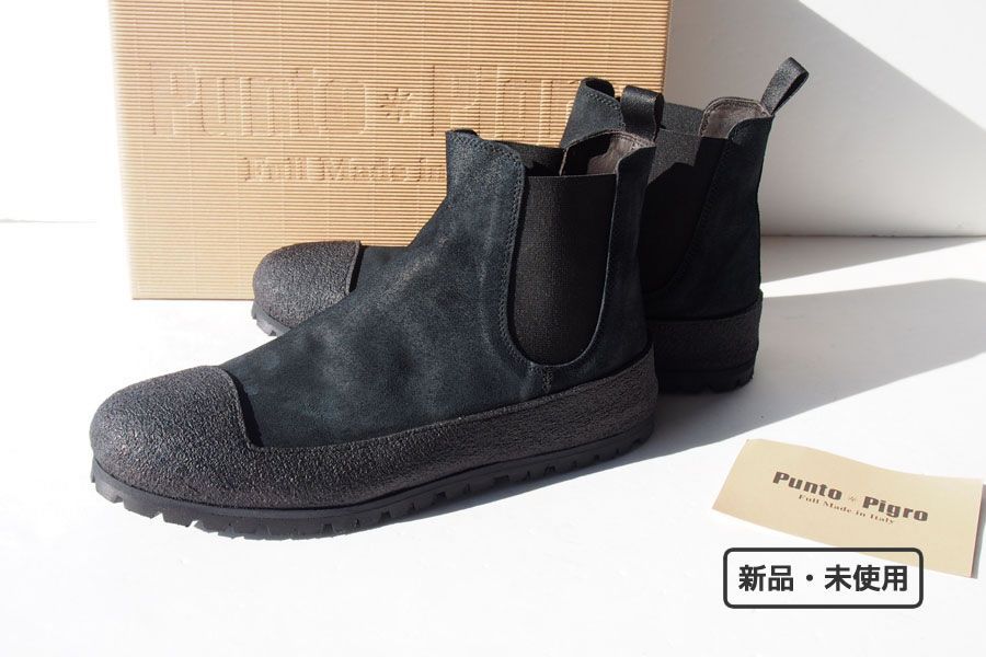 新品｜未使用｜プントピグロ｜Punto Pigro｜サイドゴアブーツ - メルカリ