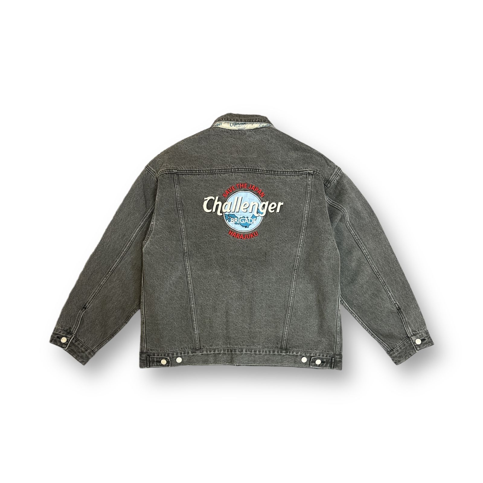 CHALLENGER アイスウォッシュデニムジャケット M CHALLENGER / ICE WASHED PATCH DENIM JACKET