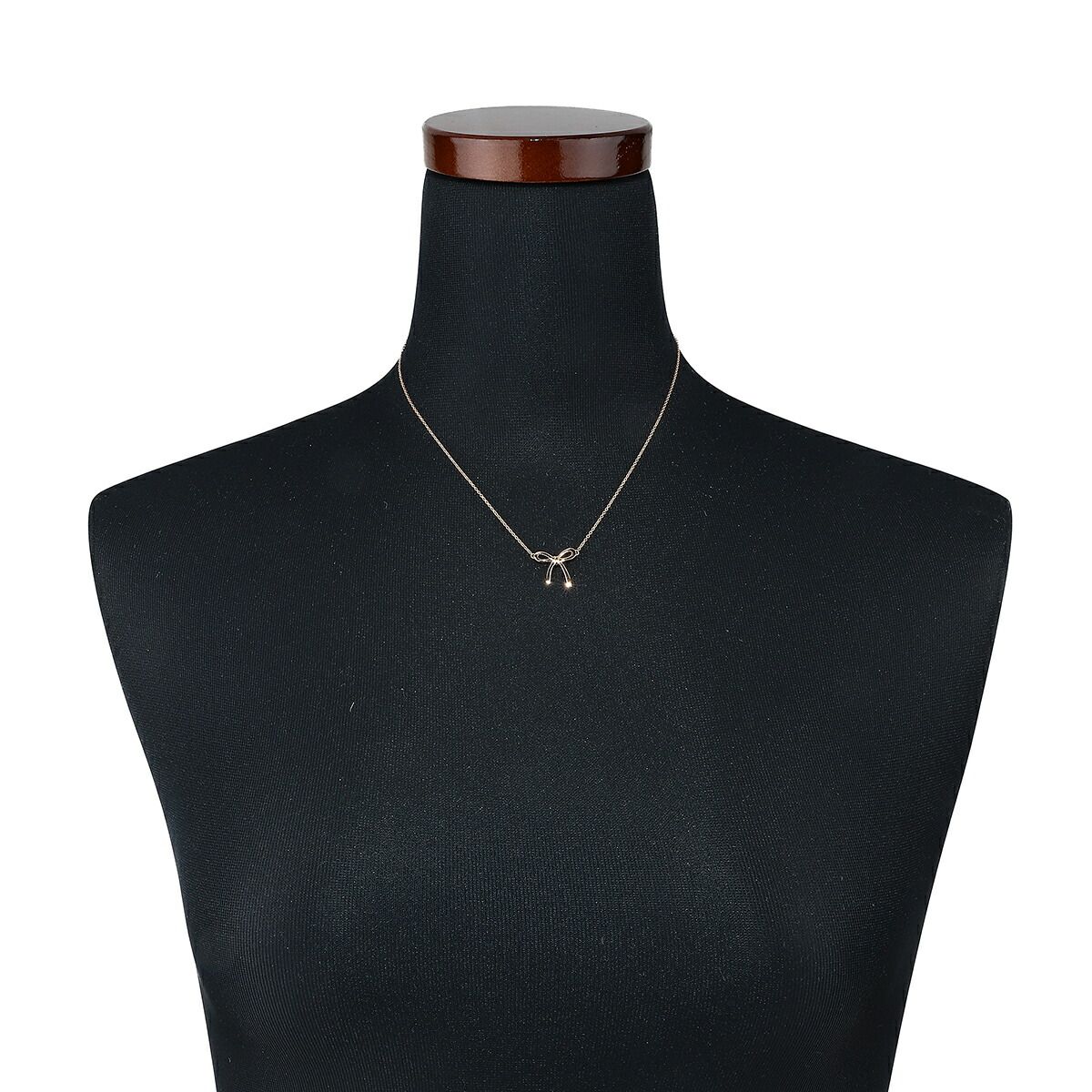 ティファニー ボウ リボン ネックレス K18 TIFFANY&Co. 中古 