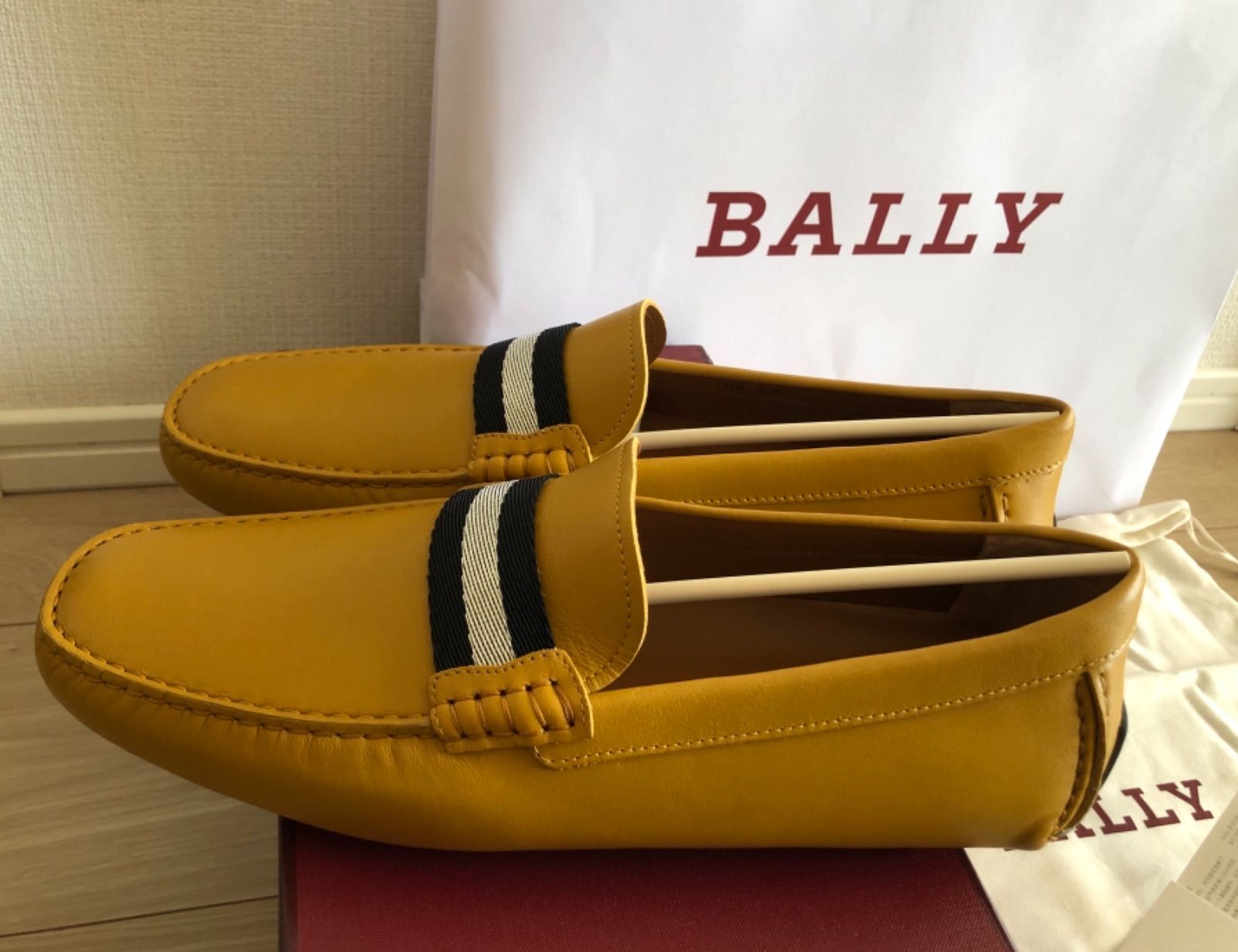 1点限り [新品] 限定 BALLY バリー ドライビングシューズ カーフレザー