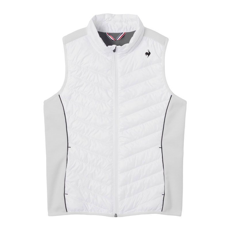lecoqsportif ルコック パディングベスト テニス ベスト LN5FVE90L WH00 ホワイト