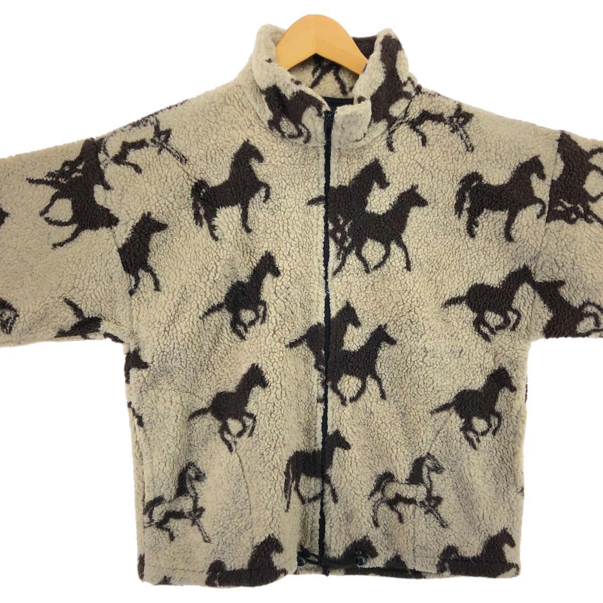 vintage 馬柄フリースジャケット kiaris itimi nitako vintage 馬柄フリースジャケット kiaris itimi nitako 古着 90s