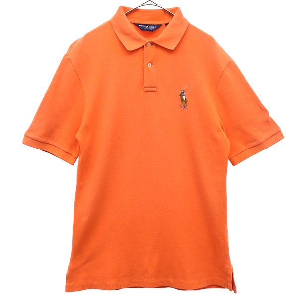 ポロゴルフラルフローレン 半袖 ポロシャツ 刺繍 ゴルフウェア M
