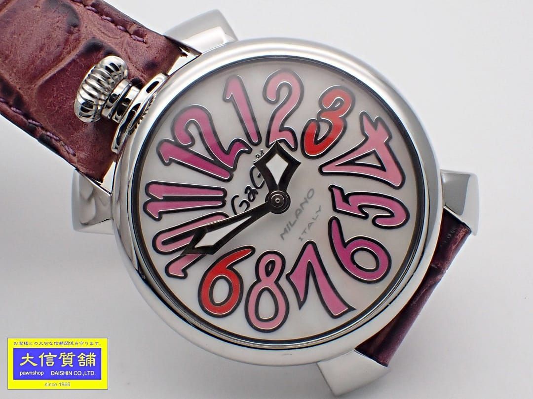 GAGA MILANO ガガミラノ マヌアーレ 40mm 5020.6 SS レディース 