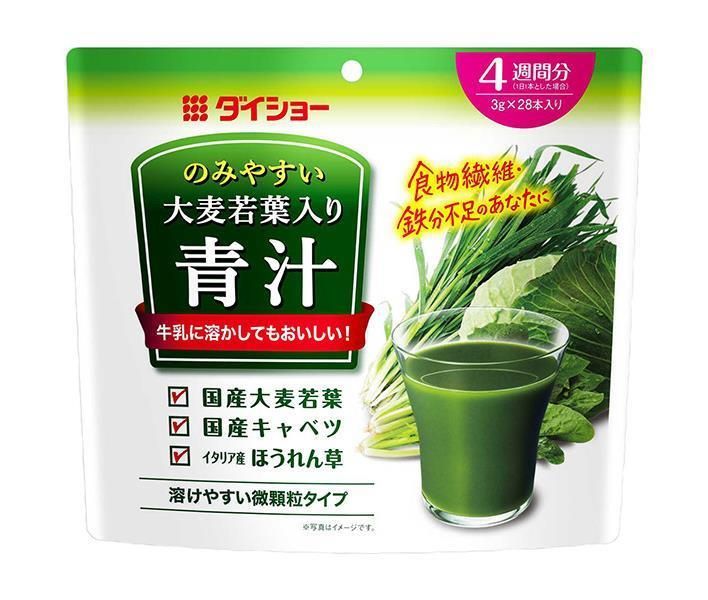 ダイショー のみやすい大麦若葉入り青汁 4週間分 84g 3g×28包 ×30袋入｜ 嗜好品 野菜 ベジタブル 青汁 健康飲料