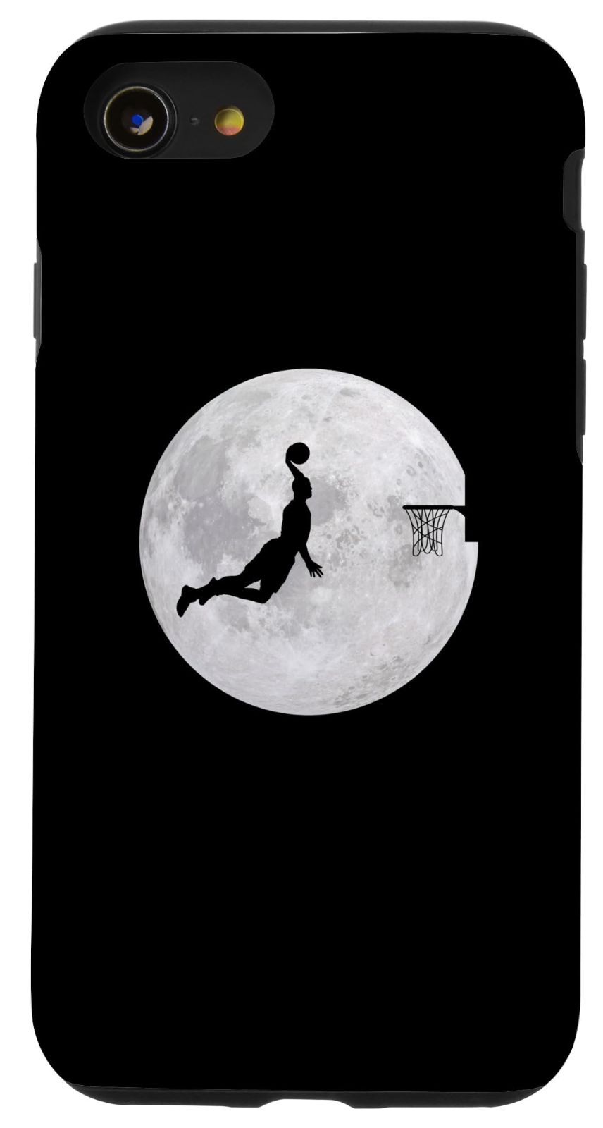 【在庫処分】(2020) / 7 / SE 8 バスケ バスケットボール バスケットボール部 プレゼント iPhone 満月 バスケットマン バスケットボールサークル スマホケース