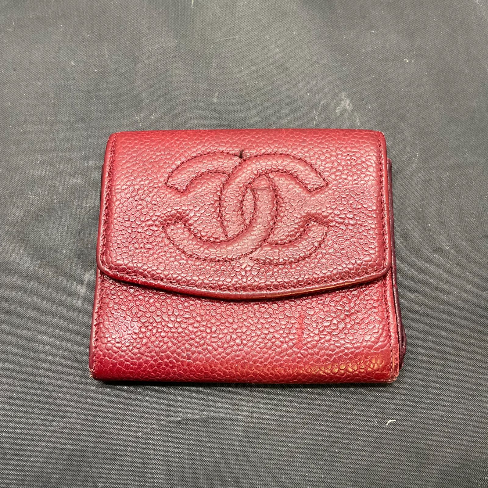 ！美品！　CHANEL シャネル　財布　コインケース　赤 楽天市場】シャネル 財布 赤の通販