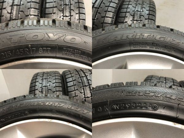 タイヤ新品 24年製 バランス済【TY GIZ 215/45R17】スタッドレス