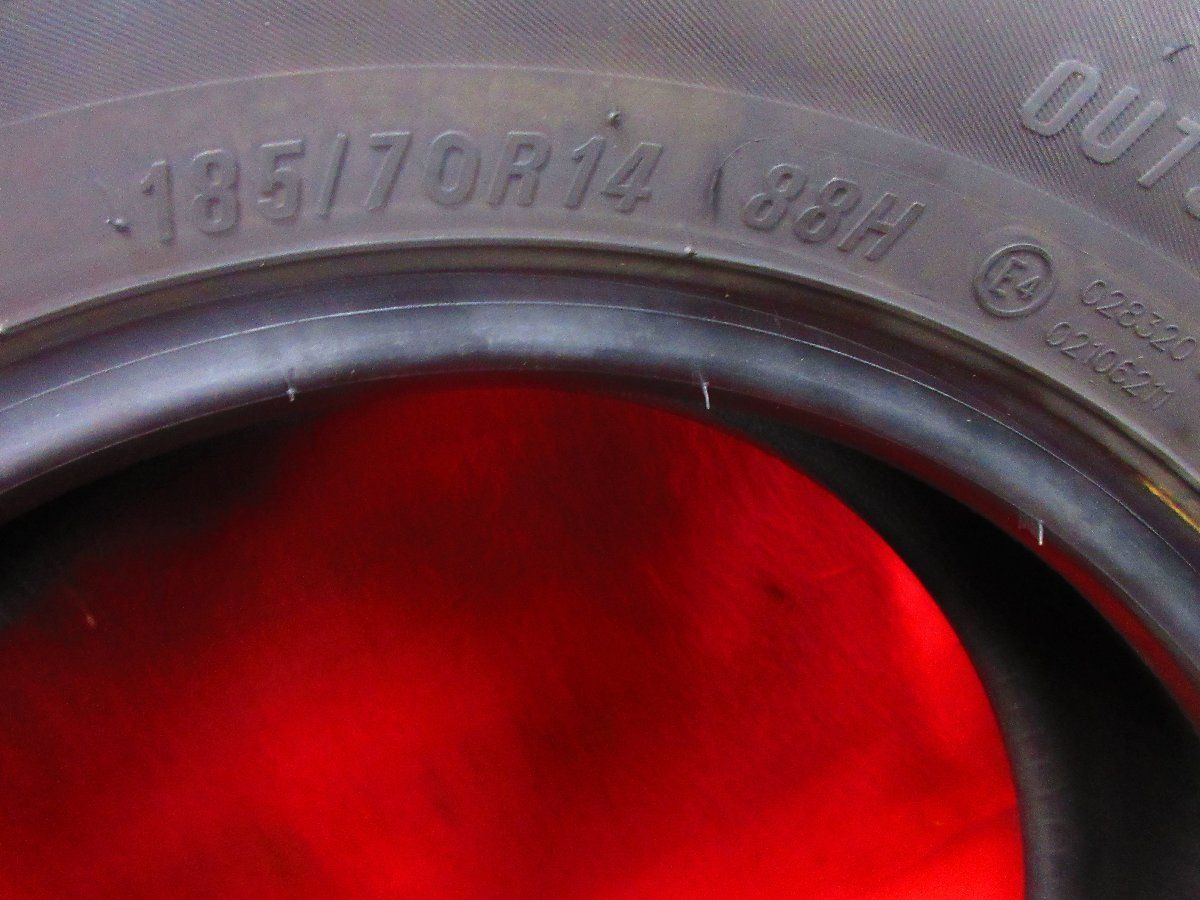 タイヤ 4本 185/70R14 MARQUIS CST MR61 2022年 バリ バリ山 タイヤ 4本 185/70R14 MARQUIS CST MR61 2022年 バリ バリ山