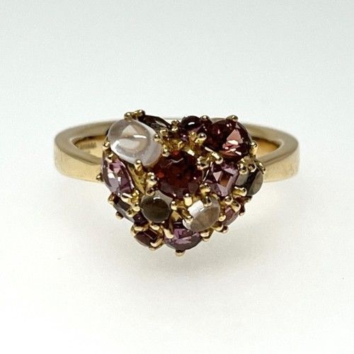 RUGIADA リング K18ピンクゴールド マルチカラー 12号