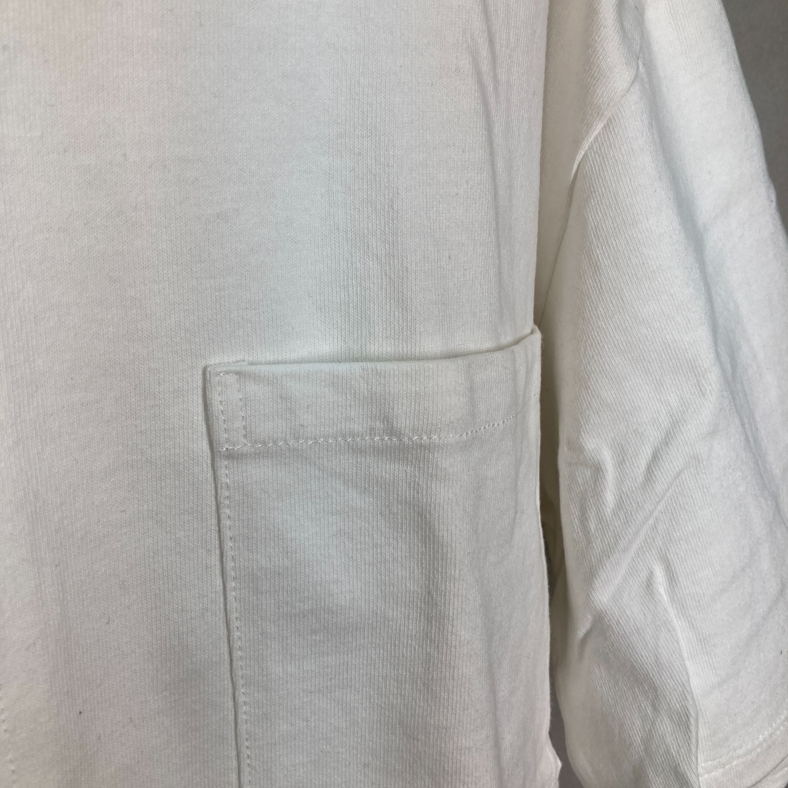 サージュデクレ SAGE DE CRET 新品 タグ付 ポケット Tシャツ 白 サージュデクレ SAGE DE CRET 新品 タグ付 ポケット Tシャツ 白