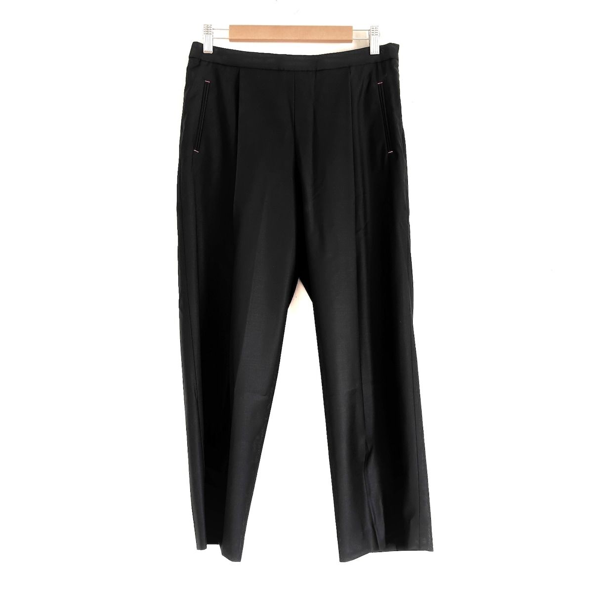 PaulSmith BLACK ポールスミスブラック パンツ サイズ42 L レディース - ネイビー フルレングス