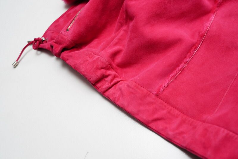 □美品□ESCADA エスカーダ ムートン ジャケット ブルゾン サイズ34  