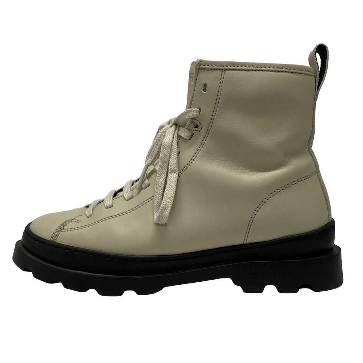 CAMPER カンペール ショートブーツ 37 レディース - アイボリー レザー