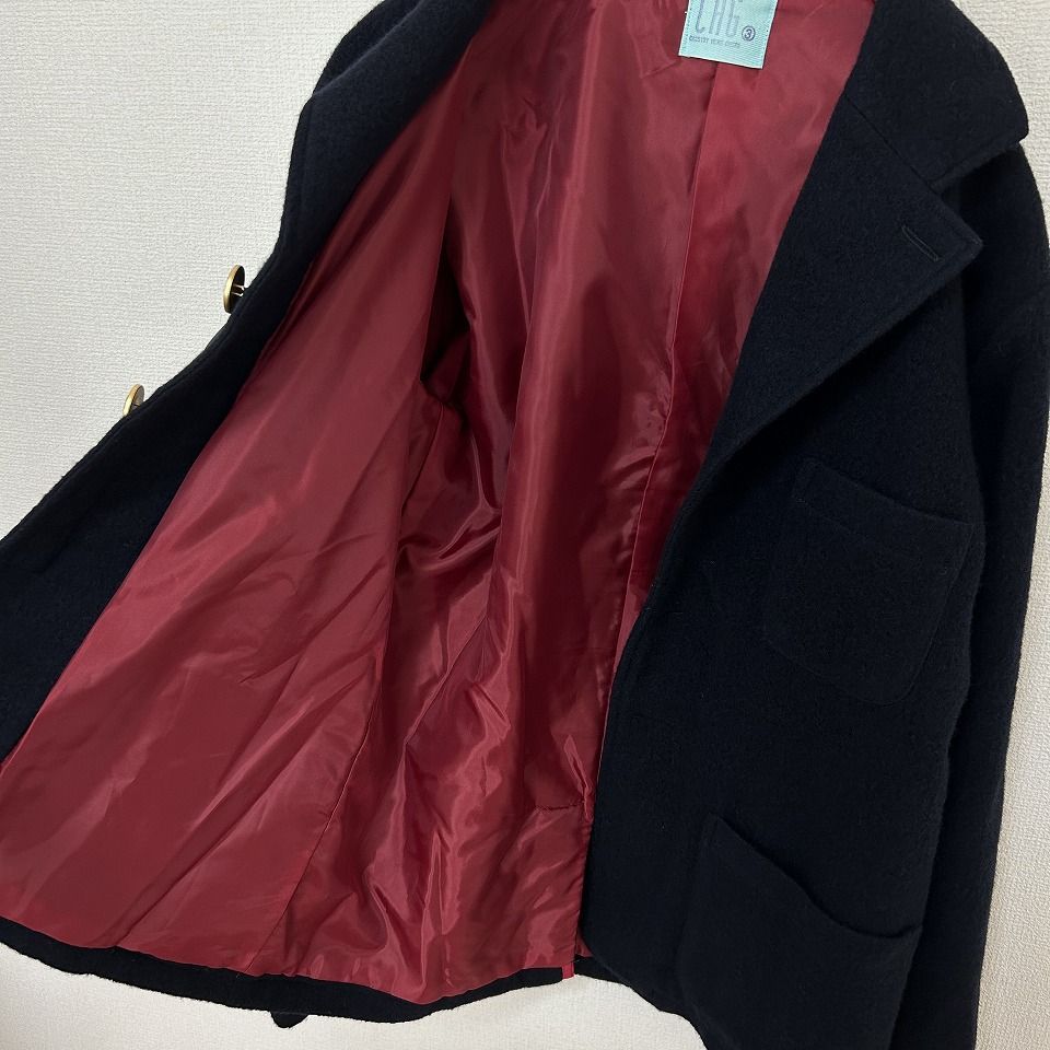 キャシディ ホームグロウン ウール 紺ブレ ジャケット 金ボタン