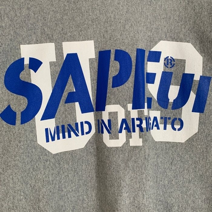 SAPEur サプール U OF S TIGER SWEAT タイガーバックプリント クルー