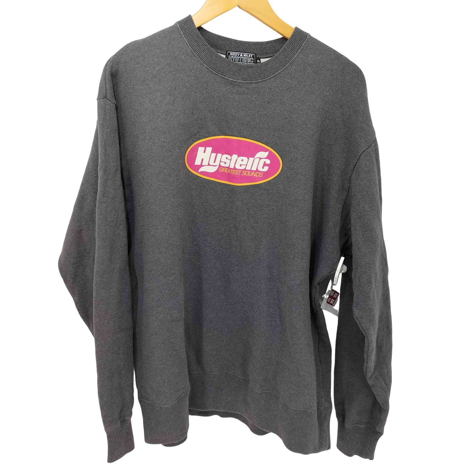 ヒステリックグラマー　スウェット　XL ヒステリックグラマー HYSTERIC GLAMOUR GREATEST SOUNDS