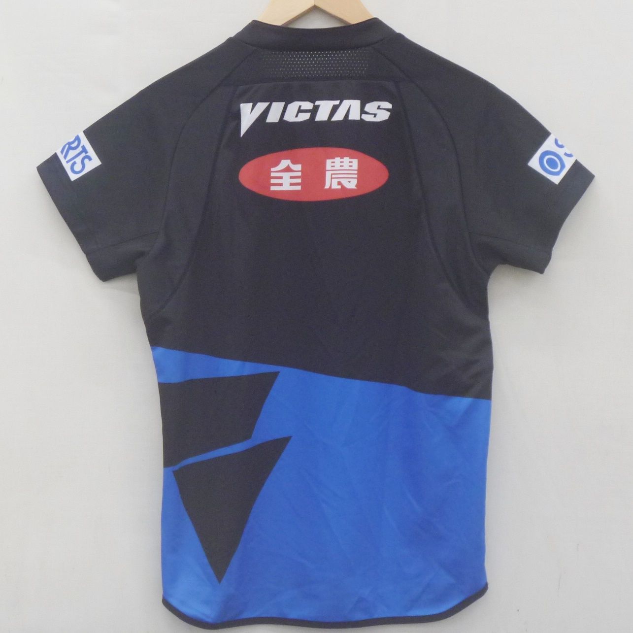 美品 卓球 日本代表ユニフォーム BLACK✕BLUE Sサイズ WASURENAI 3.11 