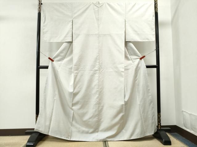 平和屋着物○本場大島紬 白大島 7マルキ 正絹 逸品 未使用 CAAS7006yc