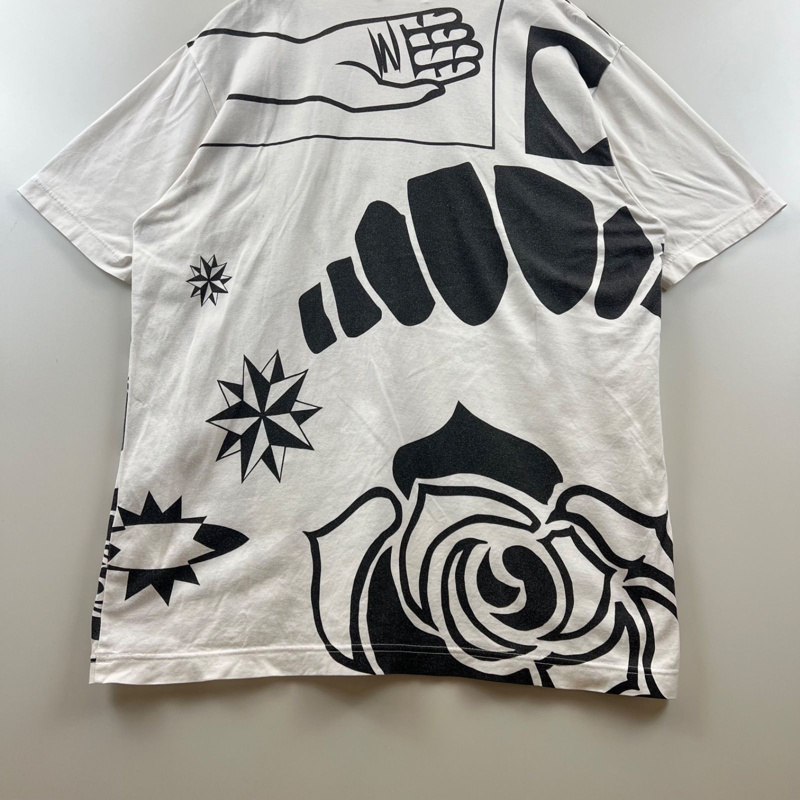 2020SS ジュンヤワタナベ　コムデギャルソン　グラフィックTシャツ　M JUNYA WATANABE COMME des GARCONS - JUNYA WATANABE