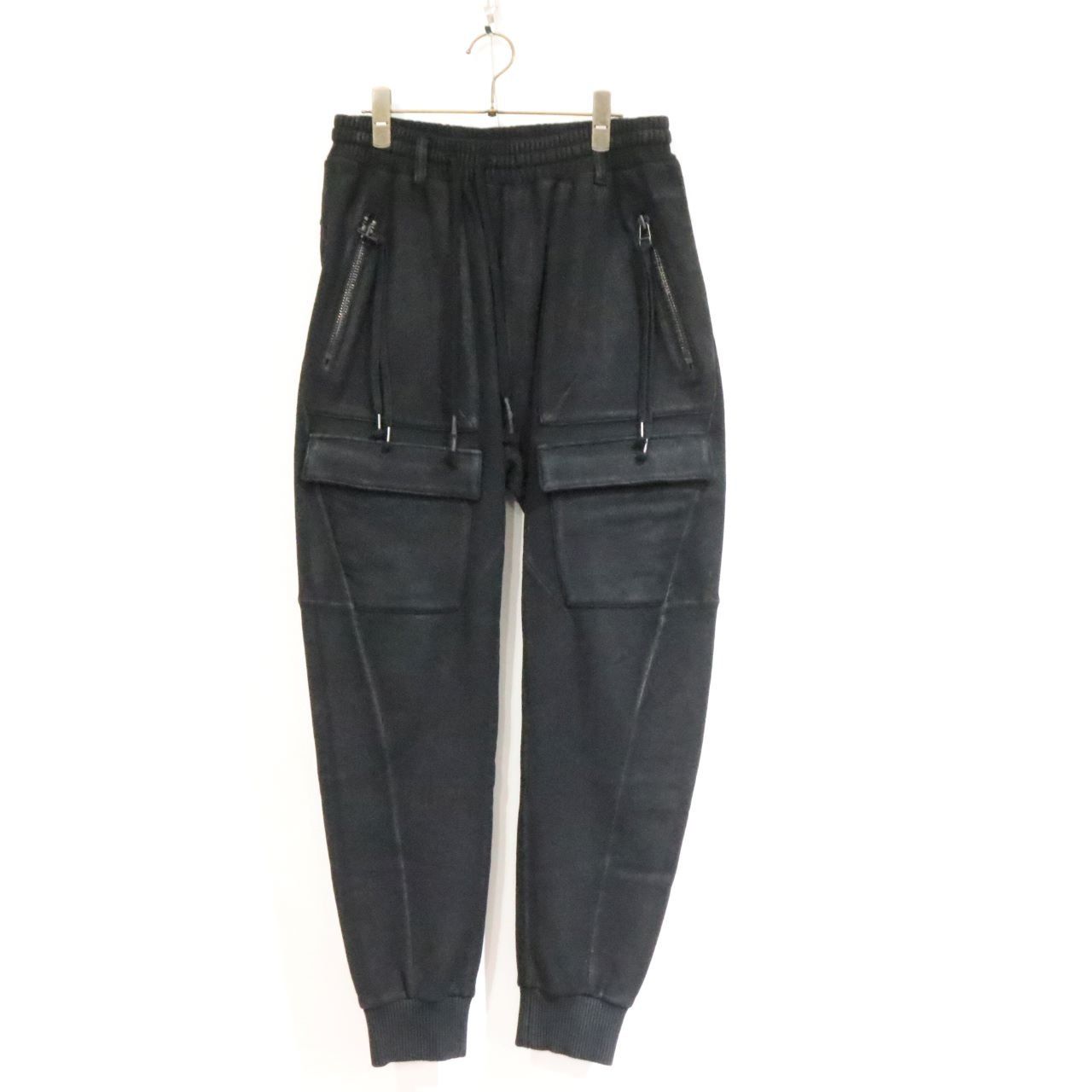 【中古A】D.HYGEN ディーハイゲン 2 M メンズ スウェットパンツ ST107-1323A 裏起毛あり 黒 綿 中古A 古着