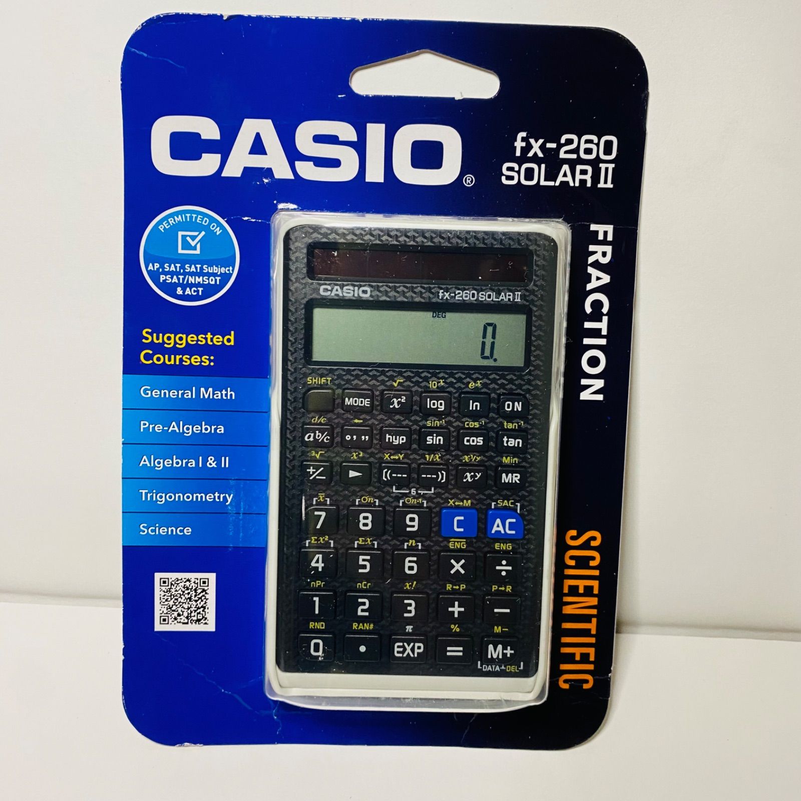 CASIO カシオ 関数電卓 fx-260 SOLAR Ⅱ ソーラー式 - オフィス用品