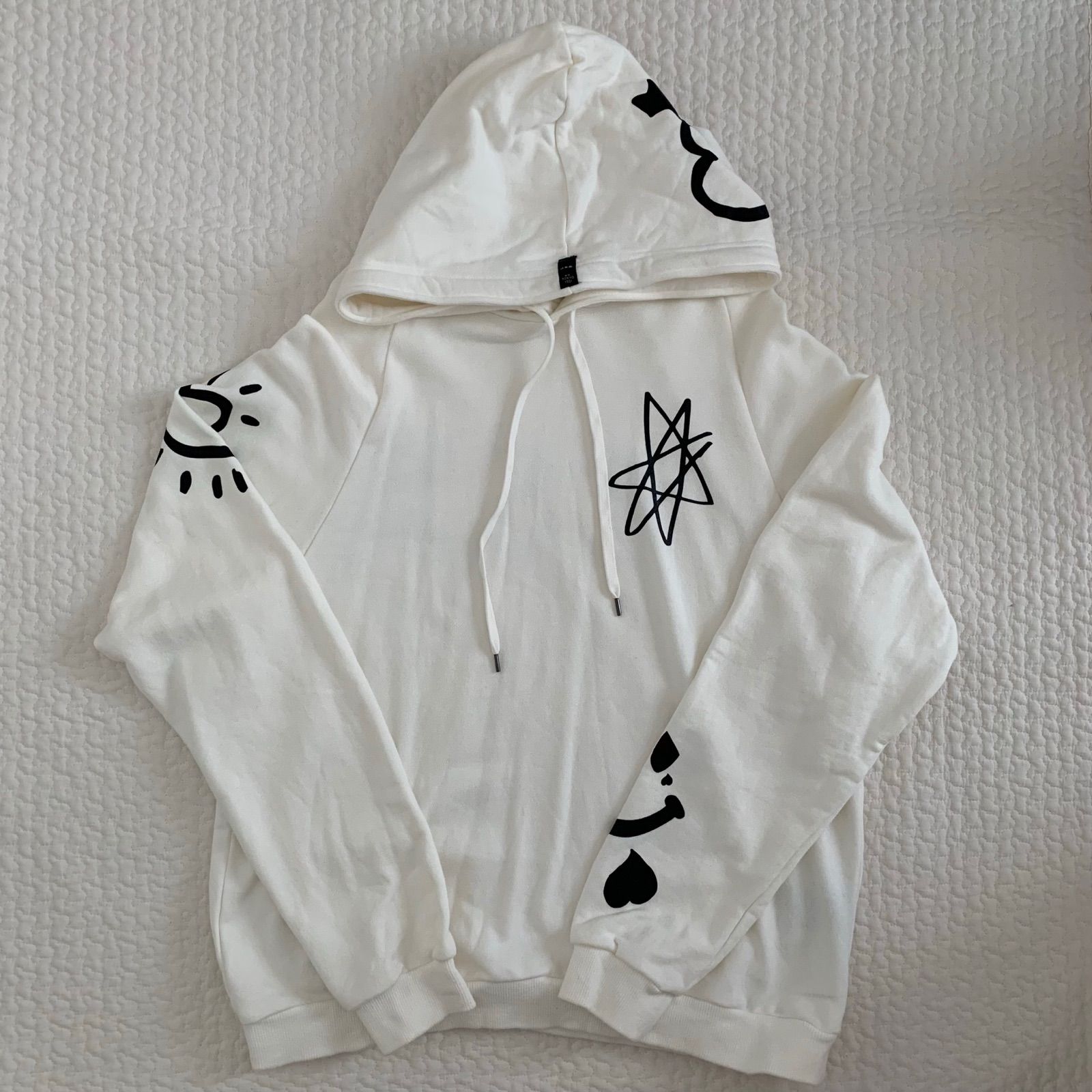 三代目　J.S.B. LOVE Love Parka パーカー JSB LOVE Love Parka White Sサイズ - メルカリ