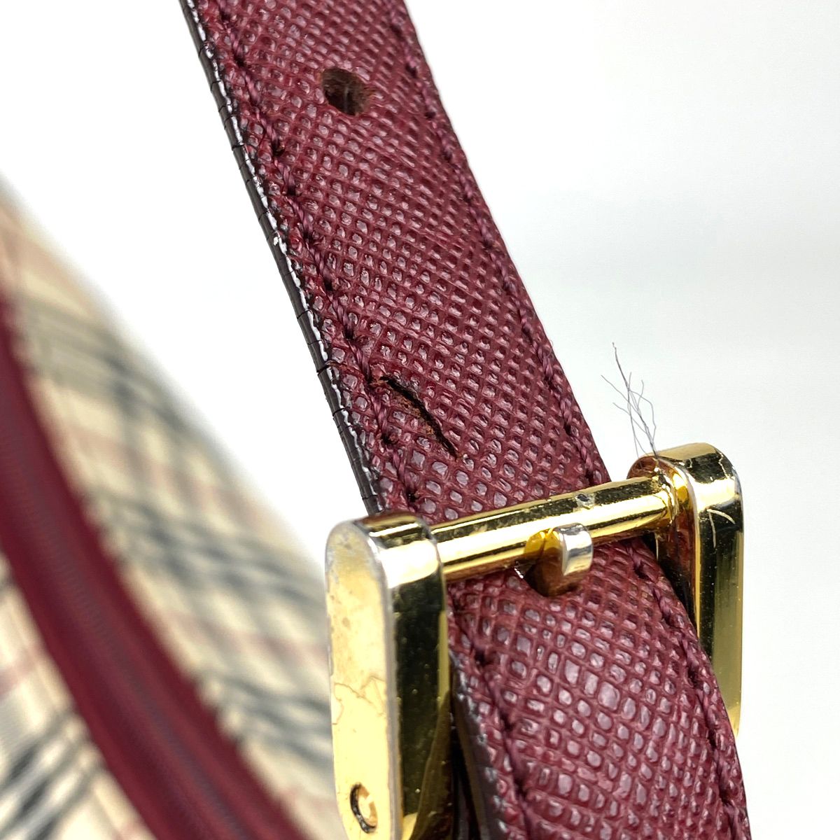合馬公式アカウント1 　BURBERRY　ハンドバッグ　チェック柄 合馬公式アカウント1 様専用 BURBERRY ハンドバッグ チェック柄