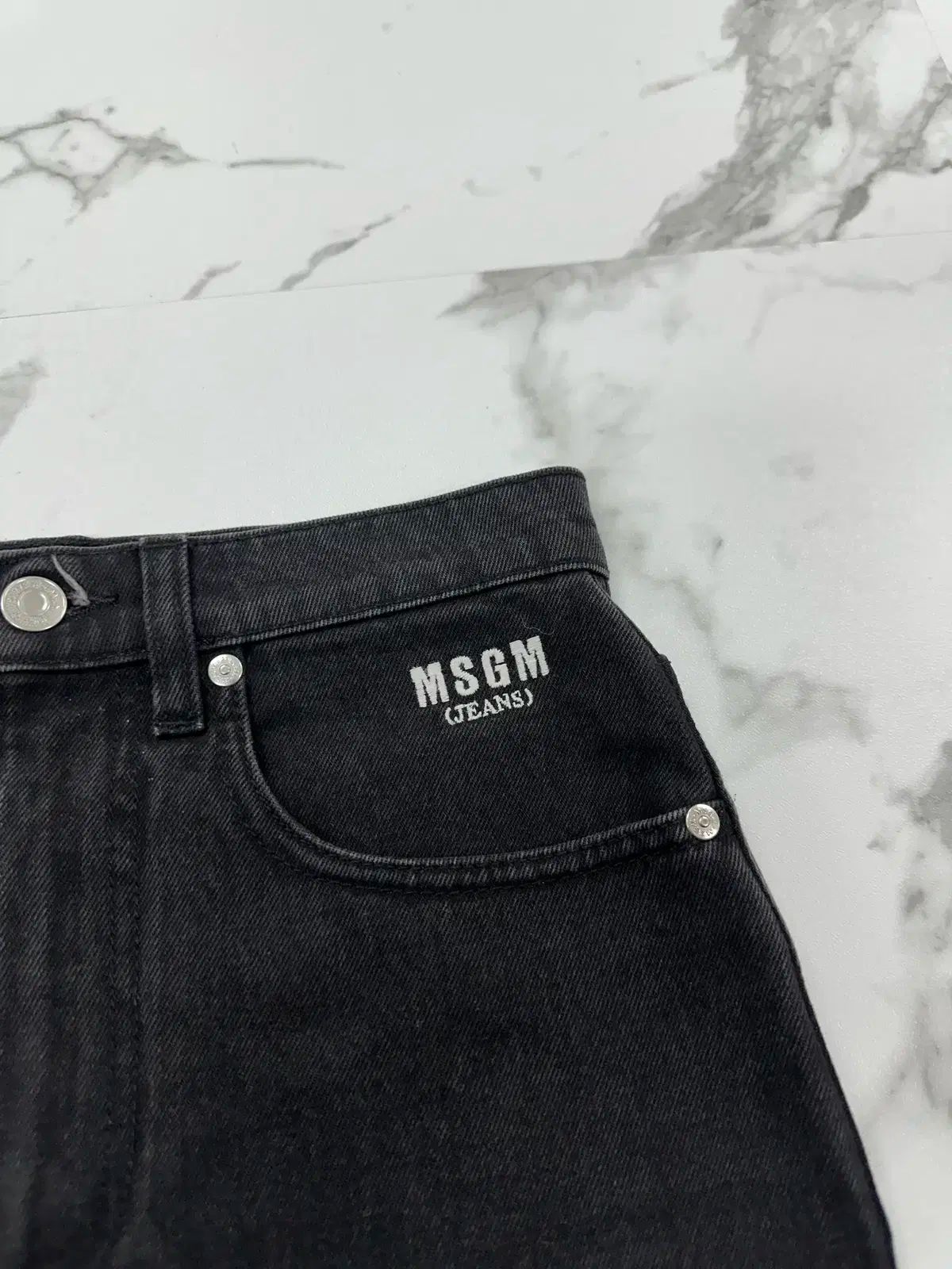 キャットプリンティング デニム