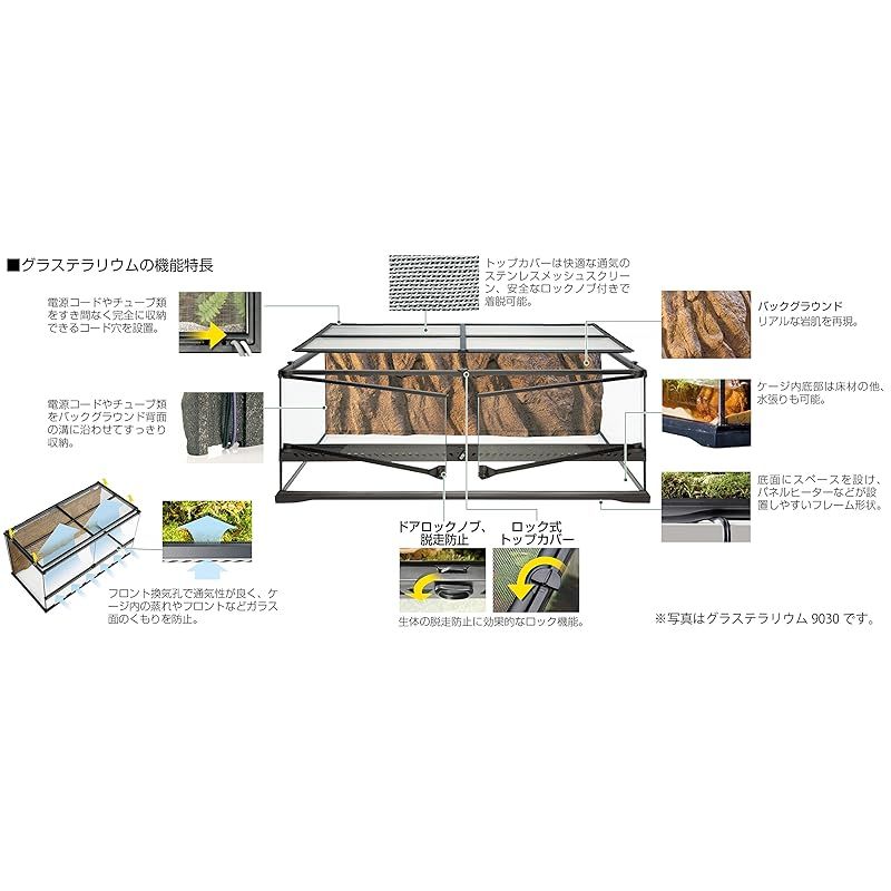 爬虫類飼育ケージ