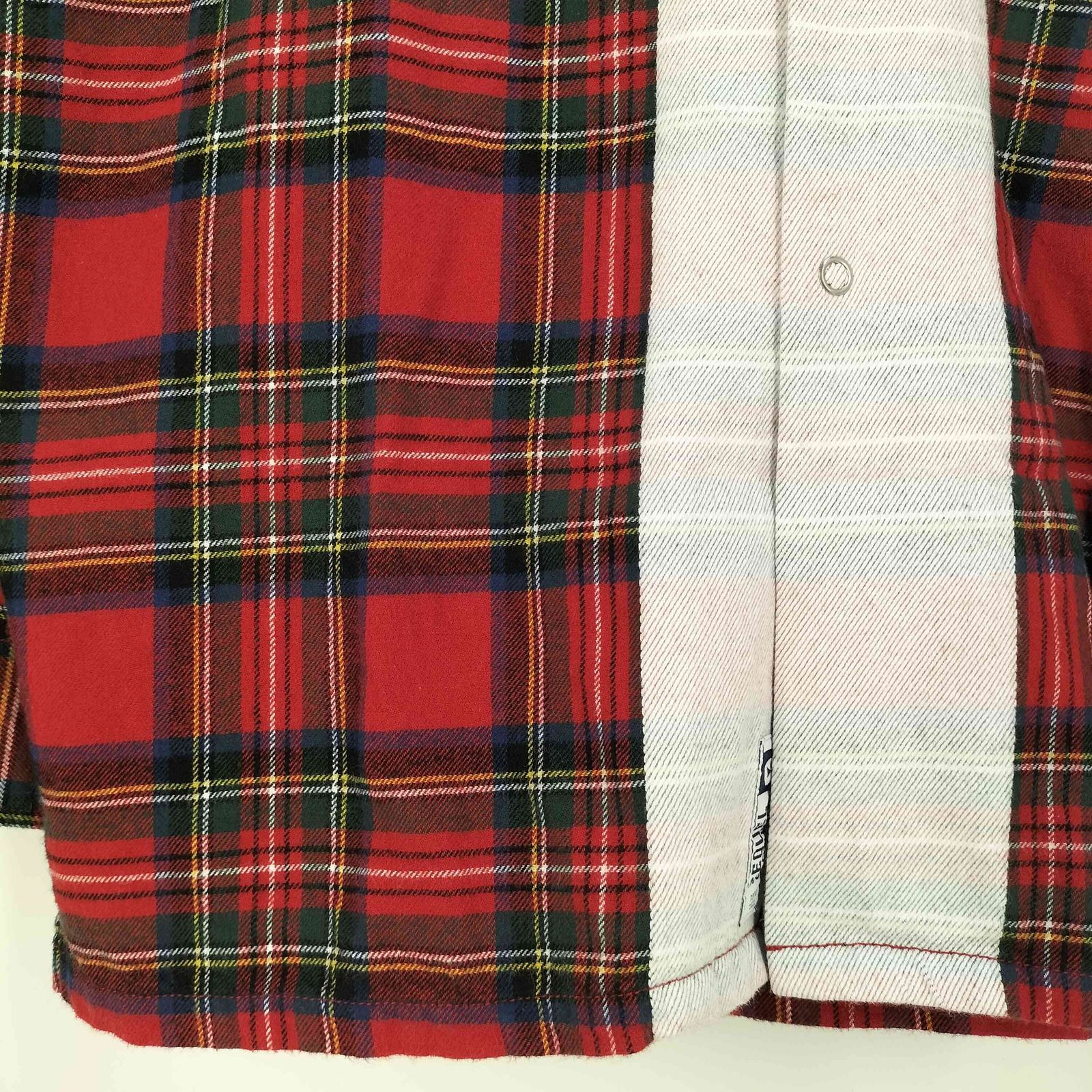 シークエル SEQUEL LINE CHECK SHIRT ライン チェックシャツ メンズ 