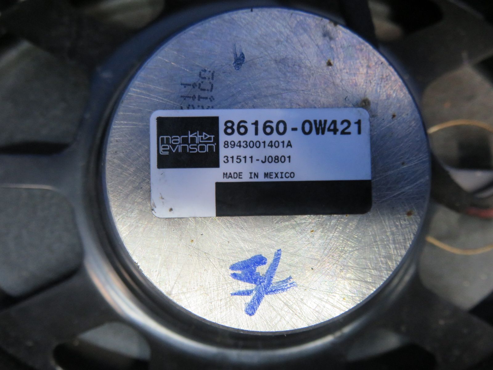 LA6763 音出しOK レクサス SC430 UZZ40 後期 マークレビンソン オーディオ スピーカー 左右セット 純正 86160-0W421 Marklevinson ソアラ共通 BRIGHTFACE_UK