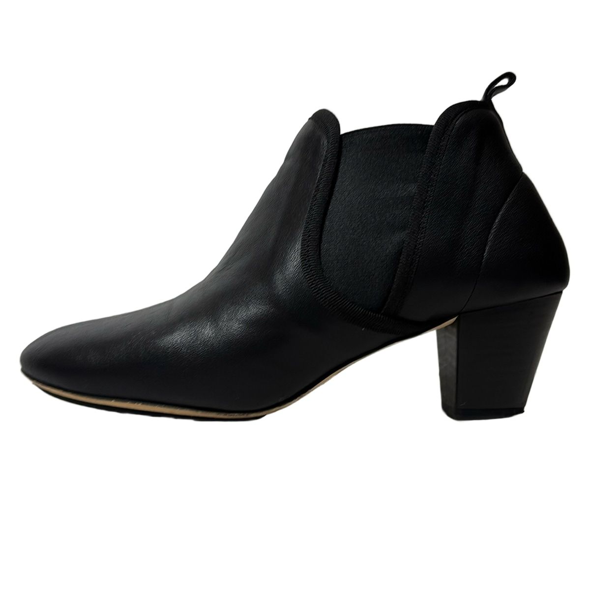 repetto レペット ブーティ 38 レディース - 黒 サイドゴア レザー