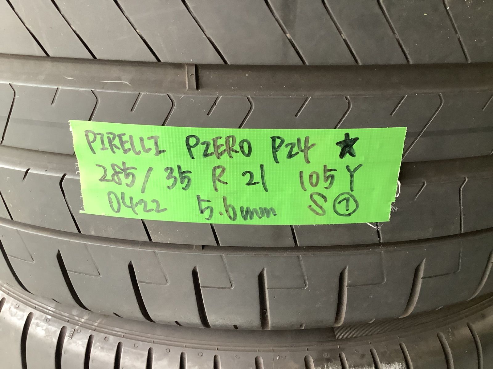 み 285 35R21 105Y 製 PIRELLI PZERO PZ4 ︎ ピレリ ピーゼロ 傷アリ BMW承認 タイヤ2本 FFCRYSTALESIA_COM