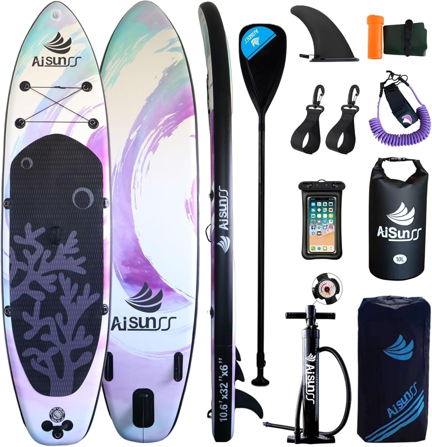 AISUNSS サップボード SUP ボード インフレータブル スタンド