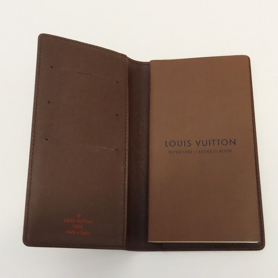 【正規品】Louis Vuitton ダミエ アジェンダ・ポッシュ 手帳カバー LOUIS VUITTON ヴィトンダミエアジェンダポッシュメモ帳カバー