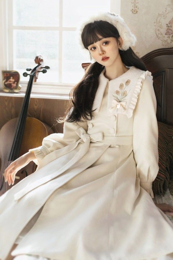 ステンカラーコート 冬服 リボン レディース ジャケット