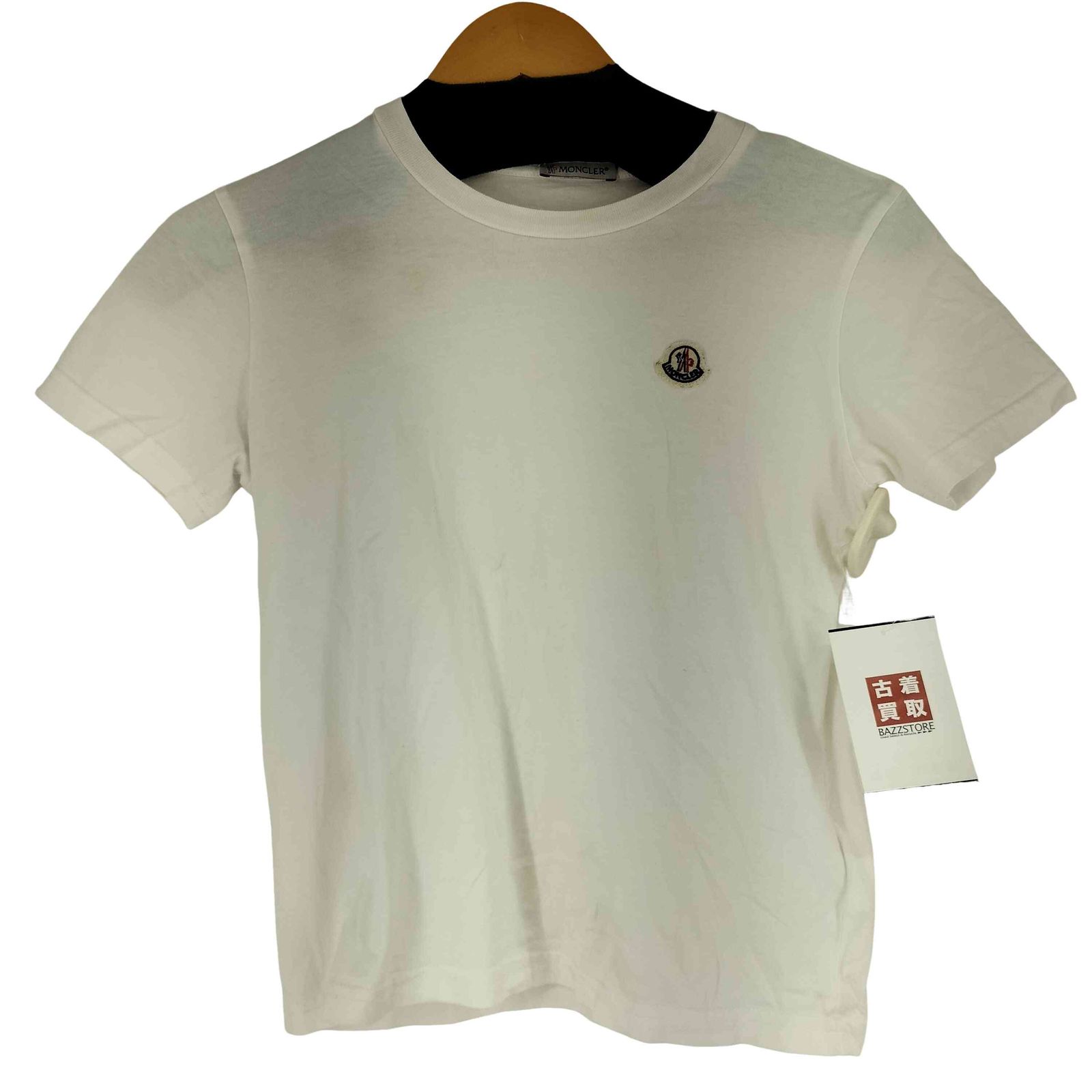 【美品】MONCLER モンクレール ベージュ Tシャツ S レディース 美品】MONCLER モンクレール ベージュ Tシャツ S レディース