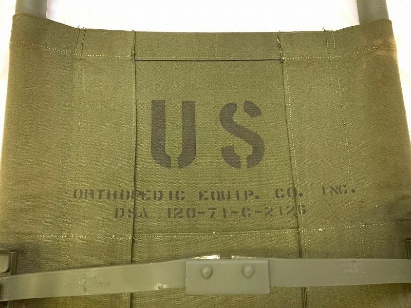 【米軍放出品】未使用品 折りたたみ式担架 タンカ ストレッチャー 救助 防災 救急搬送 サバイバル (260)☆