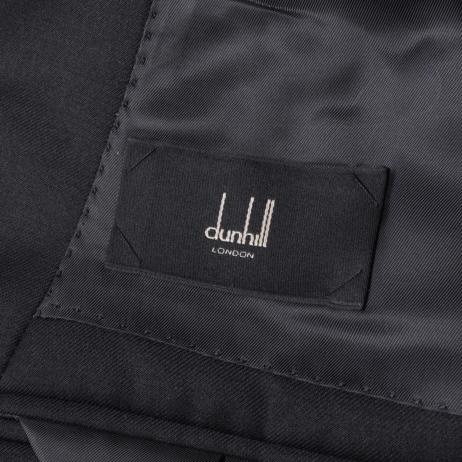 DUNHILL ウールテーラードジャケット ロゴボタン ブラック/CW144 極美品□dunhill⁄ダンヒル チェック柄 カシミヤ×ウール シングル ツイードジャケット⁄テーラードジャケット 緑系マルチカラー 48  伊製中古 | 衣類＆ブランドリサイクル GREEN