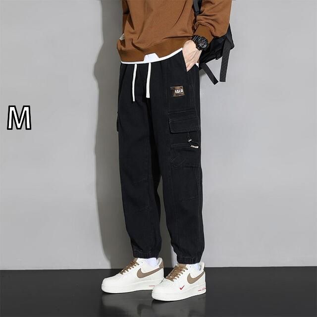 [M]メンズ ファッション 服 男性用 オシャレ シンプル 大人 かっこいい 大きいサイズ ストリート 紳士服 夏 ストレート レッグ アメリカン カジュアル パンツ ズボン