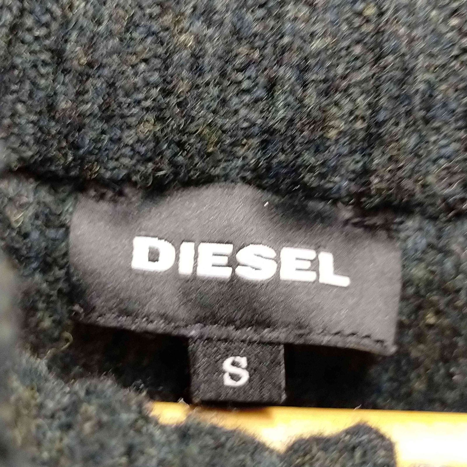 DIESEL 圧縮ニット切り替え モッズコート-